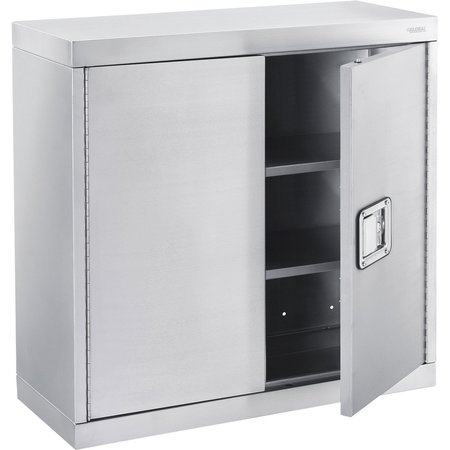 GLOBAL INDUSTRIAL Wall Cabinet, Stainless Steel 430, 30W x 12D x 30H 316085